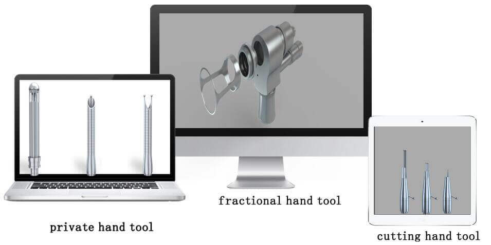 fractional co2 laser machine hand tool